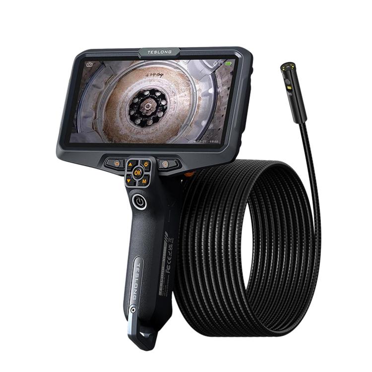 Telecamera di ispezione endoscopica industriale TESLONG NTS600 con ampio schermo HD da 6 pollici e grado di protezione IP67., NTS600