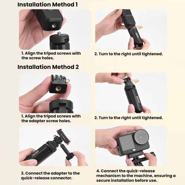 Per DJI Osmo Pocket 4P / GoPro Luna Base di montaggio da tavolo per treppiede