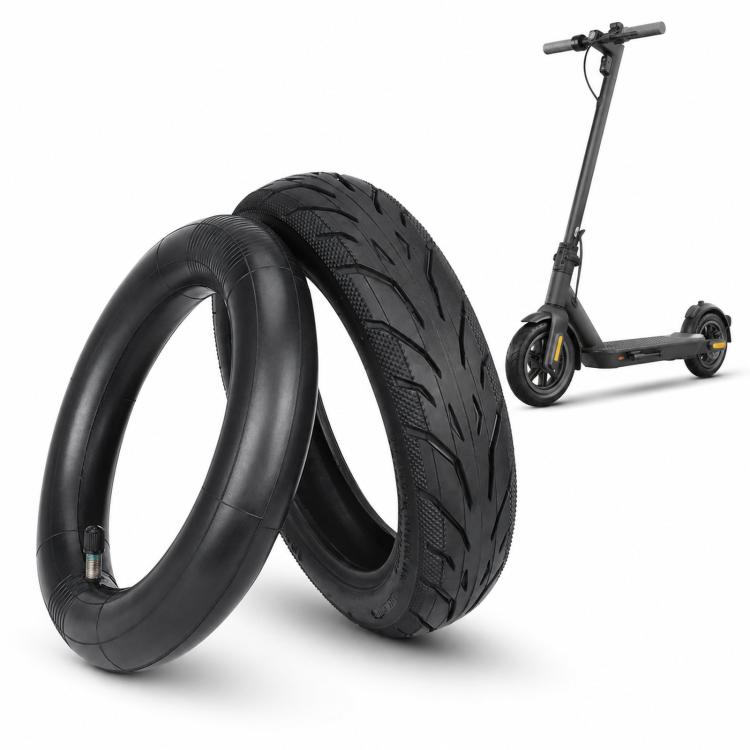 Pneumatico 10x2.125 per monopattino elettrico Segway Ninebot F20 F25 F30 F40, Inner Tube Only, Outer Tire Only, Inner + Outer Tire Set