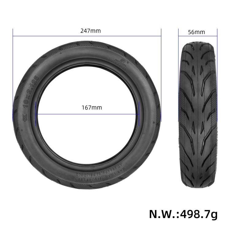 Pneumatico 10x2.125 per monopattino elettrico Segway Ninebot F20 F25 F30 F40, Inner Tube Only, Outer Tire Only, Inner + Outer Tire Set