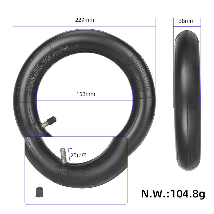 Pneumatico 10x2.125 per monopattino elettrico Segway Ninebot F20 F25 F30 F40, Inner Tube Only, Outer Tire Only, Inner + Outer Tire Set