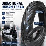 Pneumatico 10x2.125 per monopattino elettrico Segway Ninebot F20 F25 F30 F40, Inner Tube Only, Outer Tire Only, Inner + Outer Tire Set