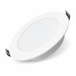 Faretto a incasso a pannello LED da 6500K, piatto, completamente isolato in plastica, lampada da soffitto, 12W Round, 18W Round, 30W Round, 12W Square, 18W Square, 30W Square