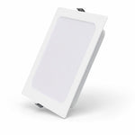 Faretto a incasso a pannello LED da 6500K, piatto, completamente isolato in plastica, lampada da soffitto, 12W Round, 18W Round, 30W Round, 12W Square, 18W Square, 30W Square