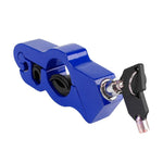 Blocco universale antifurto per leva del freno in alluminio CNC per manubrio, scooter elettrici e motociclette.