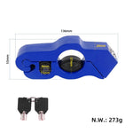 Blocco universale antifurto per leva del freno in alluminio CNC per manubrio, scooter elettrici e motociclette.
