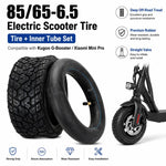 Pneumatico 85/65-6.5 per monopattino elettrico Kugoo G-Booster / Xiaomi Mini Pro, Straight Valve Inner Tube, With Outer Tire Set