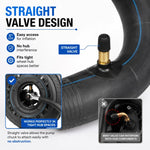 Pneumatico 85/65-6.5 per monopattino elettrico Kugoo G-Booster / Xiaomi Mini Pro, Straight Valve Inner Tube, With Outer Tire Set