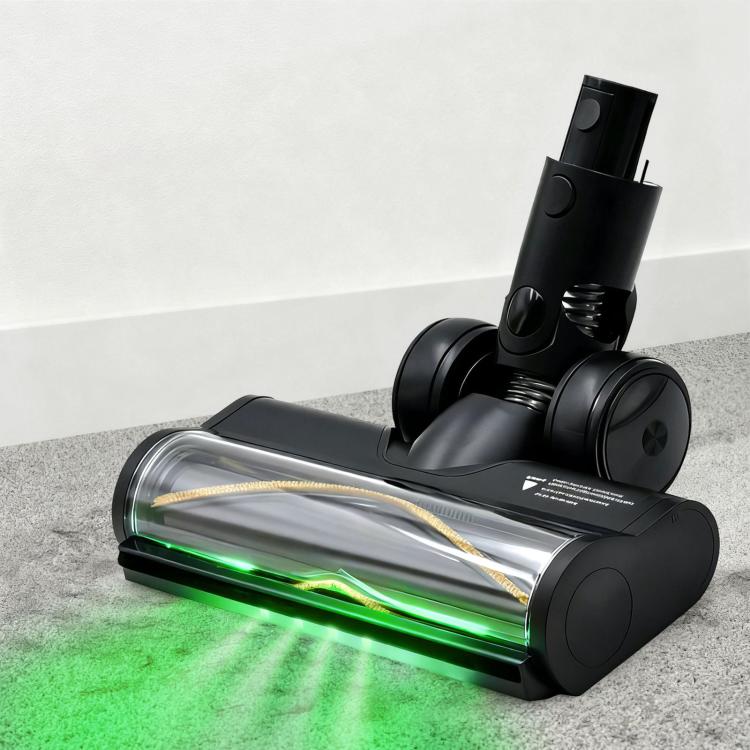 Testina spazzola motorizzata con luce verde per il rilevamento della polvere, compatibile con Dreame R10 / R20 / T20 / T30 / H30 / H40, Green Dust-Detecting Light