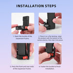 Dock di espansione magnetico multifunzionale BRDRC per DJI Osmo Pocket 4P / 4 / 3