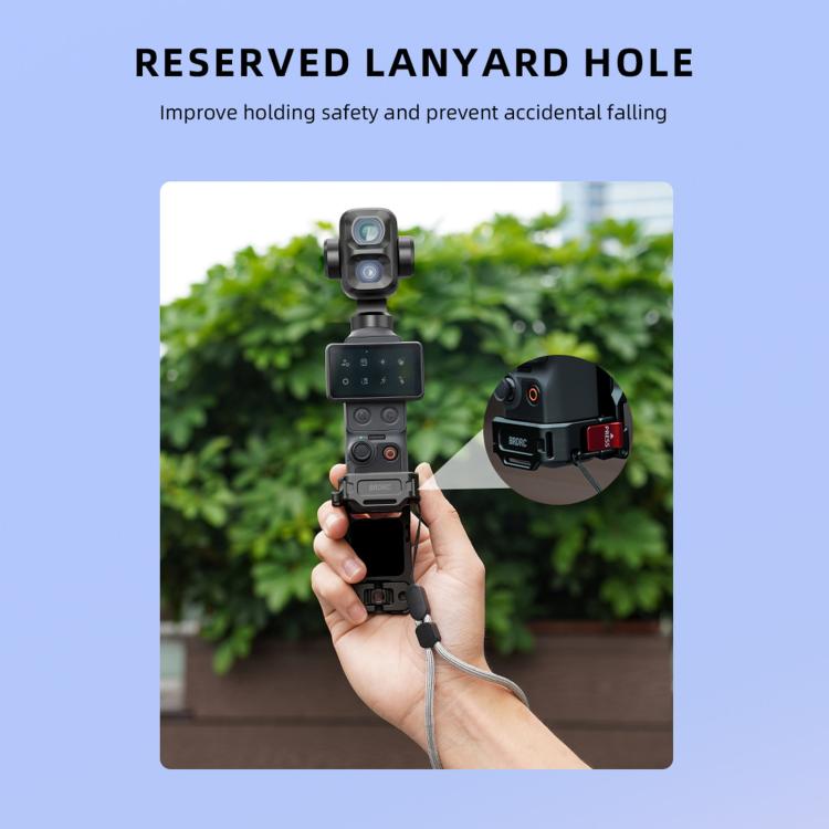 Dock di espansione magnetico multifunzionale BRDRC per DJI Osmo Pocket 4P / 4 / 3