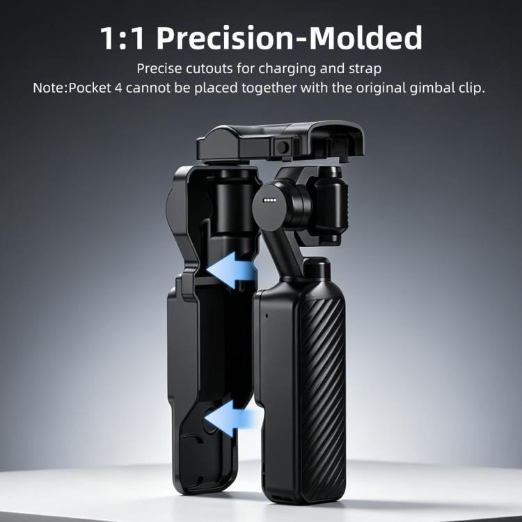 Custodia protettiva BRDRC per obiettivo e schermo del DJI Osmo Pocket 3/4, con protezione antipolvere.