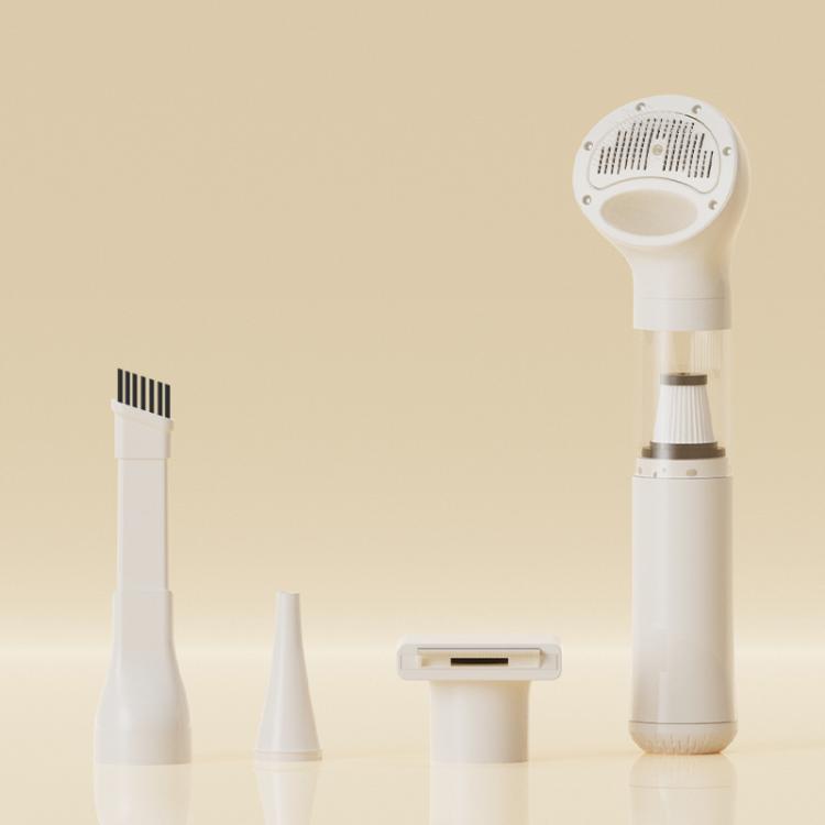 Aspirapolvere senza fili 6 in 1 per peli di animali domestici e kit per la toelettatura, potente aspirazione, aspirapolvere portatile per auto