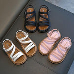 Sandali eleganti a punta aperta per ragazze, graziosi sandali estivi per studentesse, 29 Inner Length 17.5cm, 30 Inner Length 18cm, 31 Inner Length 18.5cm, 32 Inner Length 19cm, 33 Inner Length 19.5cm, 34 Inner Length 20cm, 35 Inner Length 20.5cm