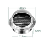 Copertura impermeabile per tubo di scarico della cappa aspirante in acciaio inox da parete esterna, 130# 304 Polished Thickened, 140# 304 Polished Thickened, 150# 304 Polished Thickened, 160# 304 Polished Thickened, 170# 304 Polished Thickened         ...