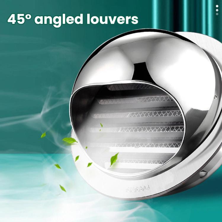 Copertura impermeabile per tubo di scarico della cappa aspirante in acciaio inox da parete esterna, 130# 304 Polished Thickened, 140# 304 Polished Thickened, 150# 304 Polished Thickened, 160# 304 Polished Thickened, 170# 304 Polished Thickened         ...