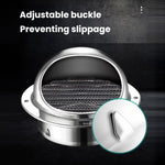 Copertura impermeabile per tubo di scarico della cappa aspirante in acciaio inox da parete esterna, 50# Polished Thickened, 60# Polished Thickened, 70# Polished Thickened, 80# Polished Thickened, 90# Polished Thickened, 100# Polished Thickened         ...