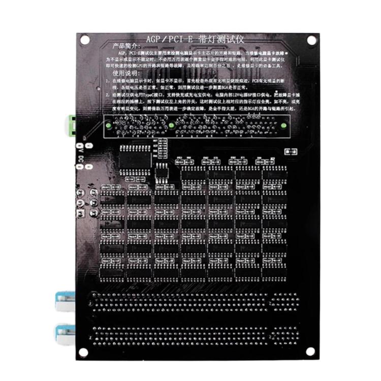 Tester per schede grafiche PCI-E 16X con carico fittizio, strumenti per la riparazione di computer.
