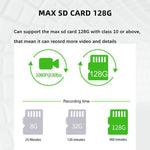 Telecamera da cruscotto A52 2K HD con visione notturna a infrarossi e connessione Wi-Fi., Front+Left+Inner+Right, Front+Left+Inner+Right+Rear