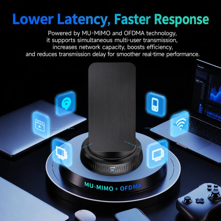 Adattatore USB WiFi 7 tri-band 6452Mbps COMFAST CF-986BE PRO BE6500, CF-986BE PRO