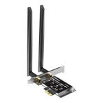 Adattatore wireless desktop COMFAST CF-BE650 Tri-Band 6500Mbps WiFi 7 PCIe con Bluetooth 5.4, CF-BE650