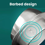 Cappa aspirante in acciaio inox integrata nel piano cottura con griglia di protezione contro uccelli e topi., 150mm, 160mm, 180mm, 190mm, 200mm