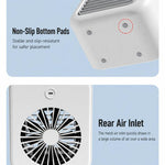 Mini raffrescatore d'aria domestico, ventilatore da tavolo con funzione di nebulizzazione e umidificazione., L7