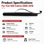 Faro freno posteriore rialzato per Fiat 500 Cabriolet 2009-2018 77365246 / 68140780AA