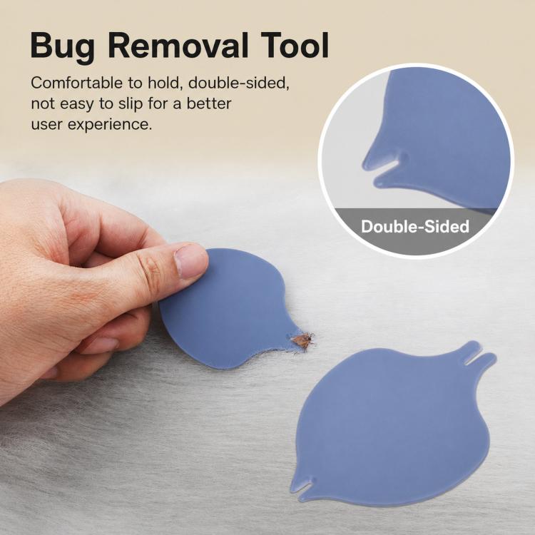 Kit per la rimozione delle zecche dagli animali domestici, composto da 10 pezzi, con lente d'ingrandimento, pinzette, penna a lazo e pettine per pulci., 10-Piece Kit