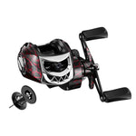 Mulinello da pesca a casting con rapporto di trasmissione 7.2:1, sistema di freno magnetico a 12 velocità, lanci lunghi e fluidi., Plastic Line Cup Blue Left Hand, Plastic Line Cup Blue Right Hand, Plastic Line Cup Red Left Hand                        ...