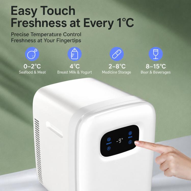 Frigorifero portatile silenzioso Kaijixiong Dual Core da 20 litri con display digitale, ideale per auto e casa., US Plug, EU Plug