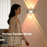 Lampada da parete magnetica con luce ambientale a gradiente RGB intelligente, sensore di movimento e luce notturna a LED.