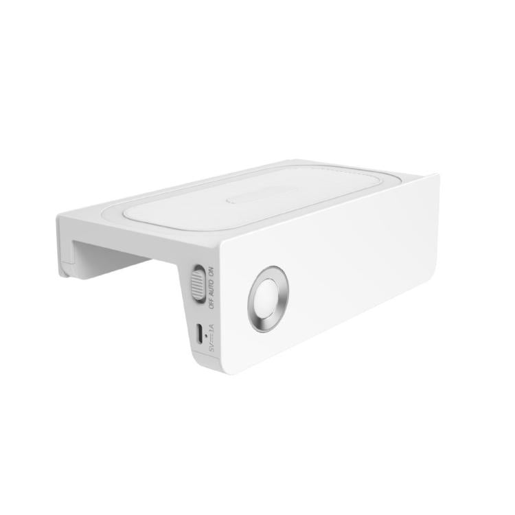 Lampada notturna a LED ricaricabile 2 in 1 con sensore di movimento e supporto per telefono, ideale per il bagno.