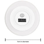 DMS-A2501 Orologio intelligente con telecomando, lampada da parete con sensore di movimento, luce notturna per camera da letto e comodino, DMS-A2501