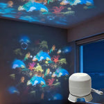 Proiettore LED con 16 modalità di illuminazione, lampada da palcoscenico rotante con base regolabile., Rechargeable+Touch Switch Ocean Series, Plug-in Ocean Series, Rechargeable+Touch Switch Snowflake Series, Plug-in Snowflake Series                   ...