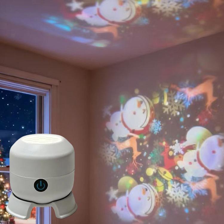 Proiettore LED con 16 modalità di illuminazione, lampada da palcoscenico rotante con base regolabile., Rechargeable+Touch Switch Ocean Series, Plug-in Ocean Series, Rechargeable+Touch Switch Snowflake Series, Plug-in Snowflake Series                   ...