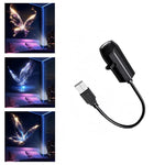 Proiettore LED USB, lampada notturna con diapositive sostituibili per camera da letto, Milky Way 5-Pack, Butterfly 3-Pack, Whale 3-Pack, Ocean 6-Pack, Planet 3-Pack, Planet 6-Pack, Planet 10-Pack, Christmas 3-Pack, Christmas 4-Pack