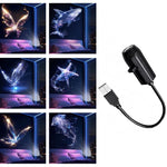 Proiettore LED USB, lampada notturna con diapositive sostituibili per camera da letto, Milky Way 5-Pack, Butterfly 3-Pack, Whale 3-Pack, Ocean 6-Pack, Planet 3-Pack, Planet 6-Pack, Planet 10-Pack, Christmas 3-Pack, Christmas 4-Pack