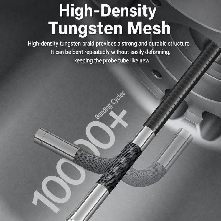 Endoscopio industriale ANYKIT AD430 con rotazione a 360 gradi, schermo HD da 4,3 pollici, per ispezione di tubi e veicoli., AD430