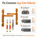 Cavo flessibile di ricambio per i pulsanti Joy-Con SL SR di Nintendo Switch., Left Side Kit, Right Side Kit, Complete Pair Kit