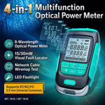 Misuratore di potenza ottica multifunzionale 4 in 1, tester per fibra ottica, Proskit MT-7615-C 15nW, Proskit MT-7616-C 30nW