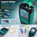 Misuratore di potenza ottica multifunzionale 4 in 1, tester per fibra ottica, Proskit MT-7615-C 15nW, Proskit MT-7616-C 30nW