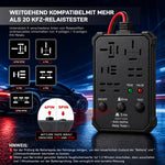 Tester per relè automobilistici 12V 24V, universale a 5 prese, per relè a 4 e 5 pin, strumento diagnostico per auto.