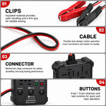 Tester per relè automobilistici 12V 24V, universale a 5 prese, per relè a 4 e 5 pin, strumento diagnostico per auto.