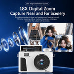 Videocamera digitale 8K con schermo IPS da 3 pollici, zoom 18x, autofocus, Wi-Fi e fotocamera micro, White No Memory Card, Black No Memory Card, Pink No Memory Card, White 32GB Memory Card+USB Card Reader, Black 32GB Memory Card+USB Card Reader        ...