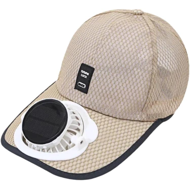 Cappello con ventilatore solare a 3 velocità regolabile, ricaricabile, parasole, visiera da baseball traspirante in rete