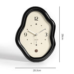 wozoom Orologio da scrivania moderno e irregolare, silenzioso, per l'arredamento del soggiorno