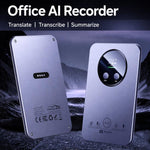 Registratore vocale con smart card AI FW922H per riunioni in ufficio, riconoscimento di 152 lingue, fissaggio magnetico., FW922H