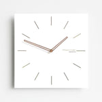 Orologio da parete quadrato Wozoom con lancette in legno silenziose, orologio decorativo per soggiorno., A 12 inch, E 12 inch, G  12 inch, A 15 inch, E 15 inch, G 15 inch