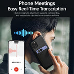 Registratore vocale portatile ultrasottile FW920DLT con scheda, trascrizione del testo tramite IA e registrazione audio riassuntiva intelligente., FW920DLT